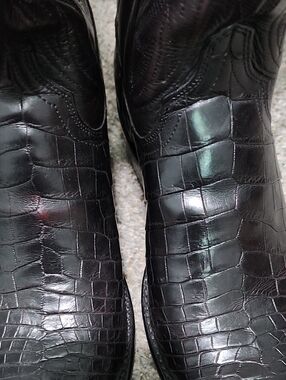 🌵 Tecovas "The Cooper" Nile Crocodile Boots & Matching Belt - Black Cherry 🌵